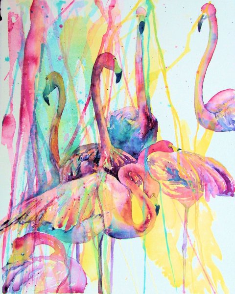 Акварельная абстракция