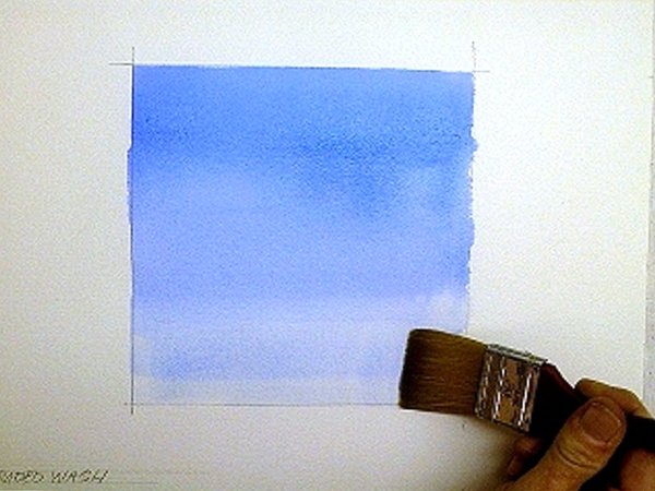 Отмывка акварелью для начинающих