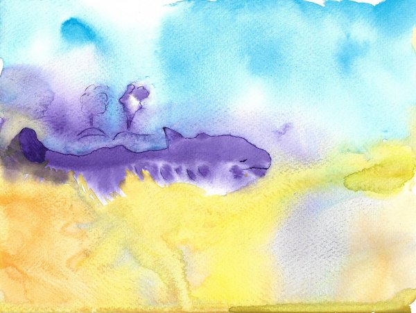 Упражнения по акварели