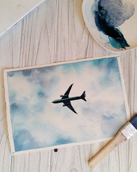 Дэвид Петланд картины самолеты