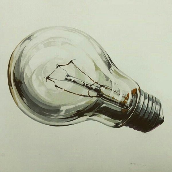 Интересные рисунки лампочек
