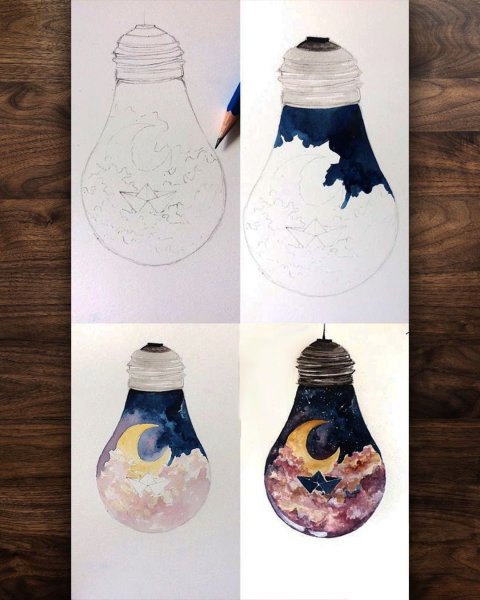 Креативность лампочка