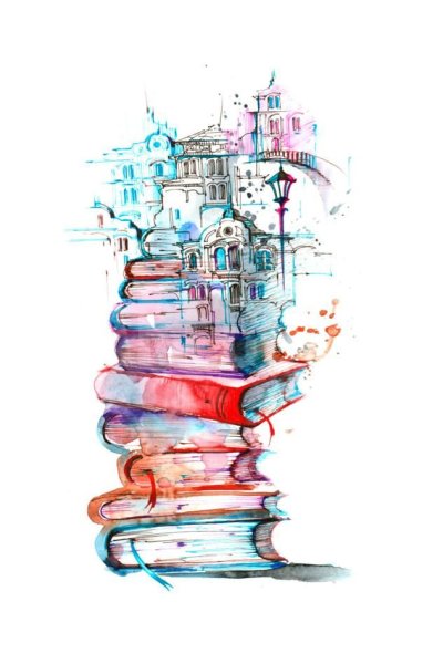 Учеба акварель