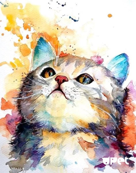 Акварельные котики