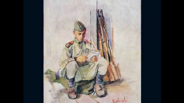 Детские картины на фронт