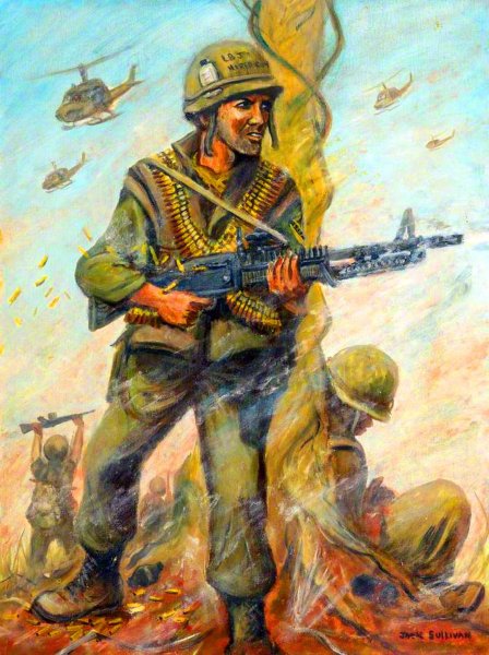 Огнеметчик арт Вьетнам