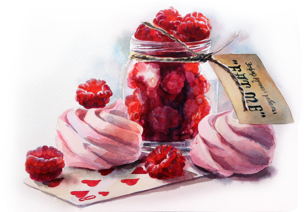 Акварельные сладости