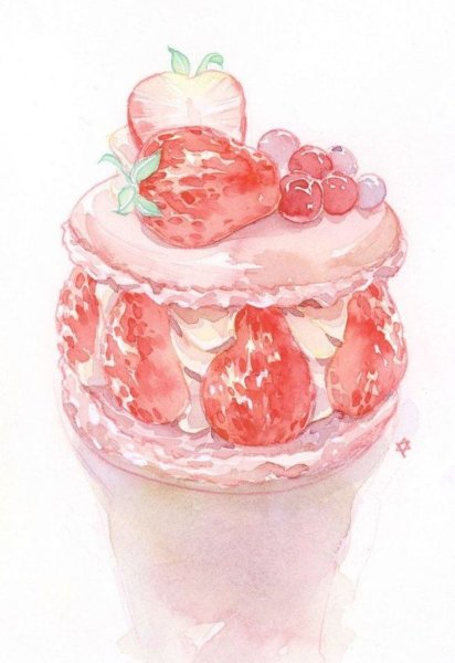 Акварельные сладости