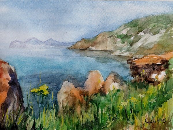 Васнецов кипарисы Крым