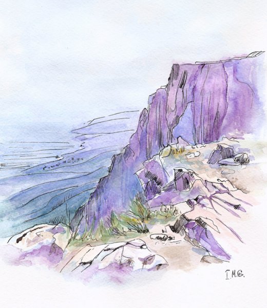 Крымские пейзажи акварелью