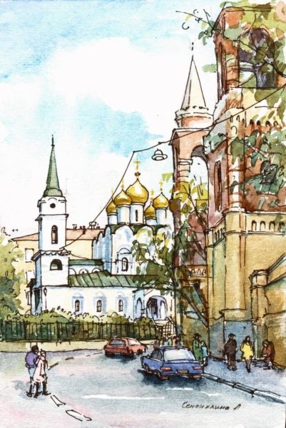 Зарисовки старой Москвы