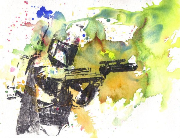 Военный акварель