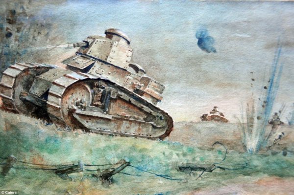 Война акварелью