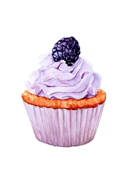 Десерт акварель