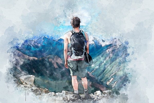 Экшен акварель