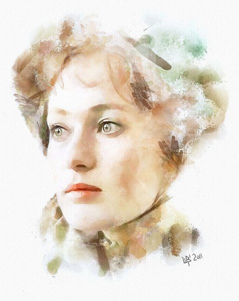 Акварельные портреты Виталия Щукина