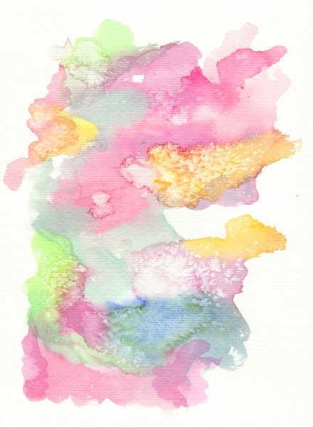 Акварель пятна