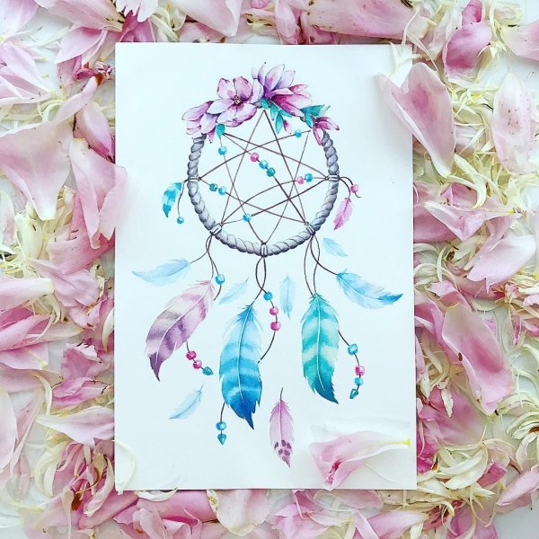 Скетчинг Ловец снов