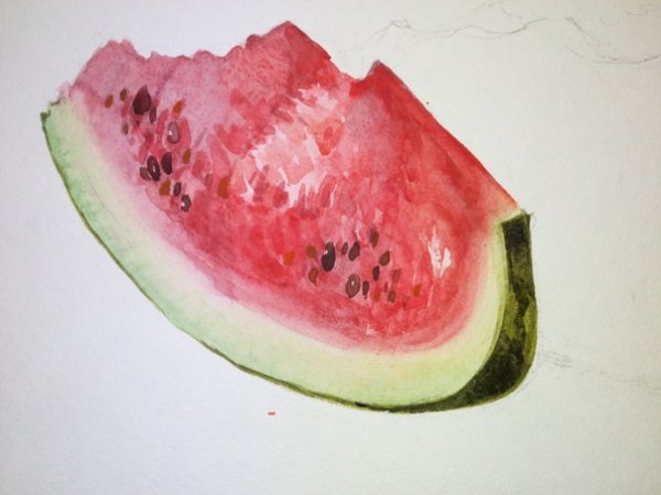 Арбуз набросок