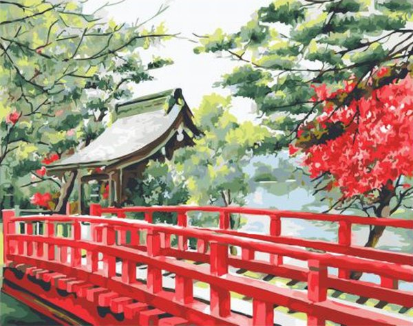 Пейзаж в японском стиле