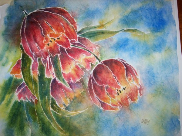 Исковые мелки акварель