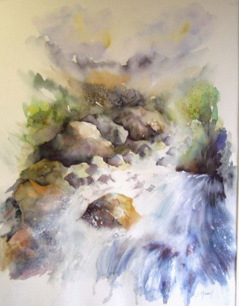 Акварели французской художницы Josette Marrel