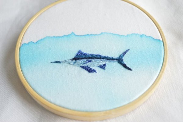 Рисуем ткань акварелью