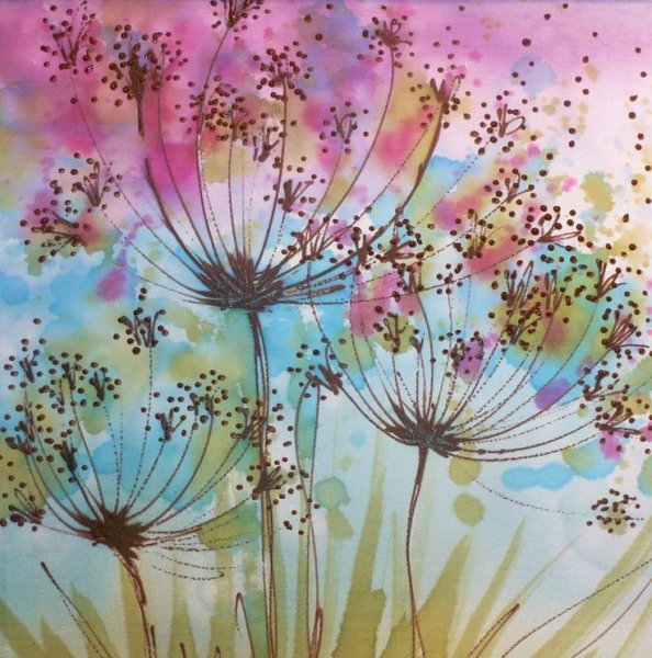 Акварельное панно