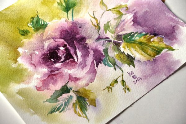 Акварельные техники рисования