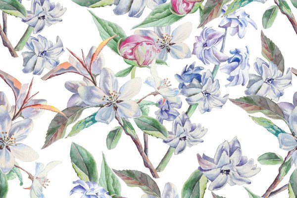 Акварельный орнамент