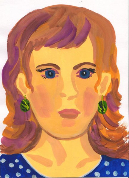 Семейный портрет акварелью