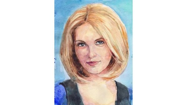 Мама акварель