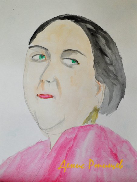 Рисунок мамы красками