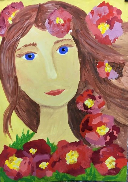 Детские рисунки мамы