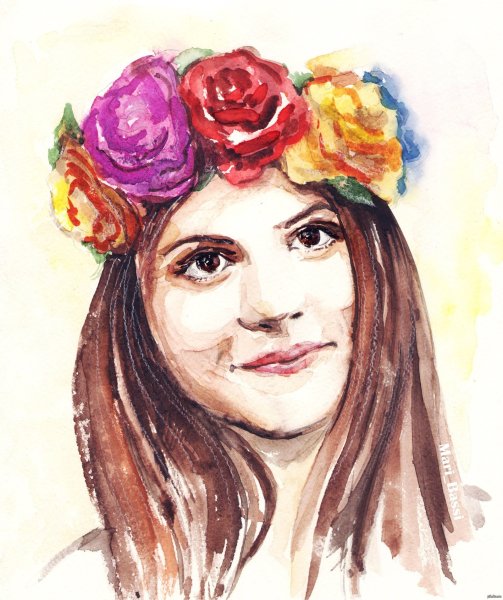 Портрет в цвете