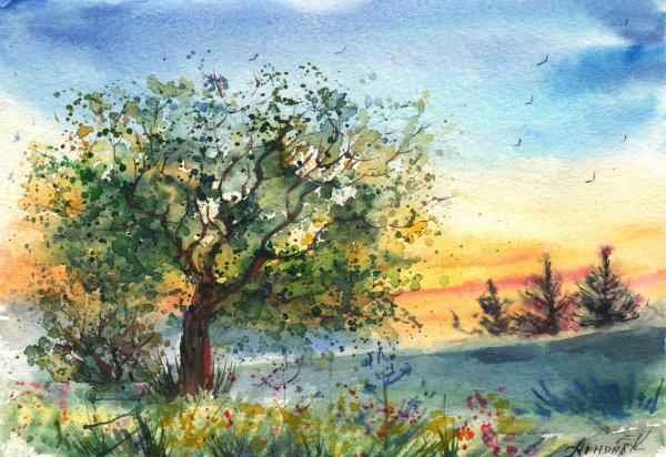 Картины пейзажи Армона Анна