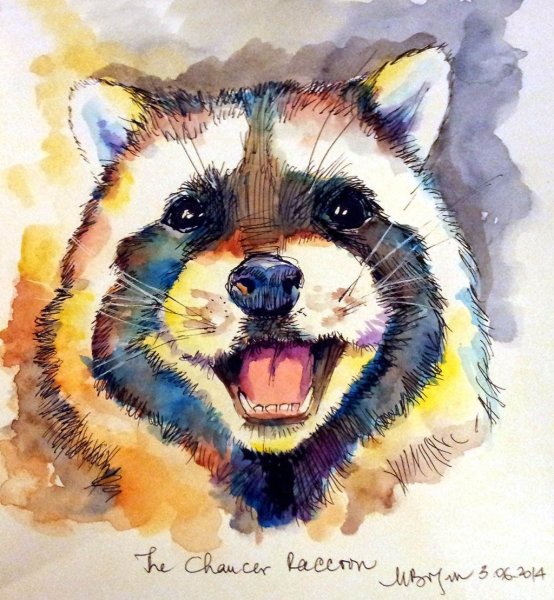 Животные в красках