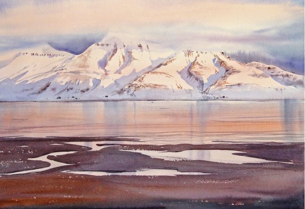 Щуко художник Шпицберген нордические пейзажи