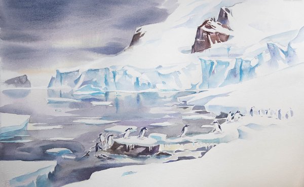 Михайлов Антарктида художник