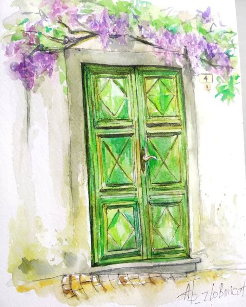 Анна Петунова акварели