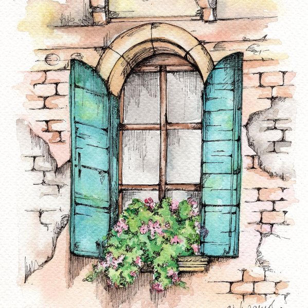 Изумительные акварели Ann Mortimer