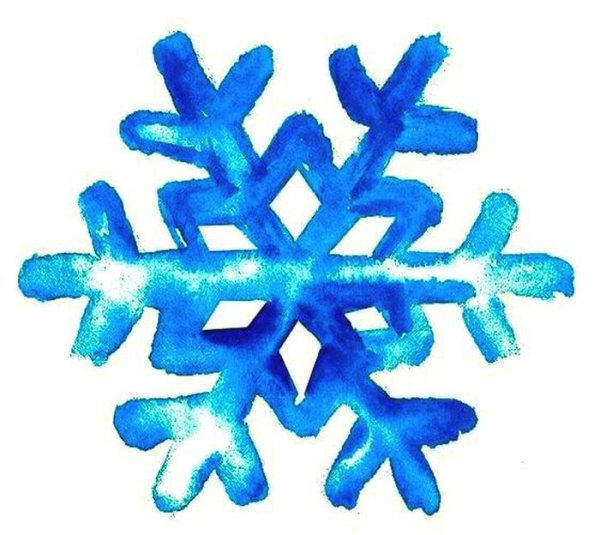 Снежинки для рисования с детьми
