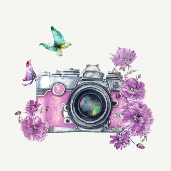Фотоаппарат рисунок
