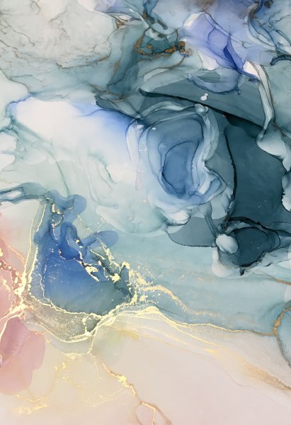 Абстракция спиртовыми чернилами