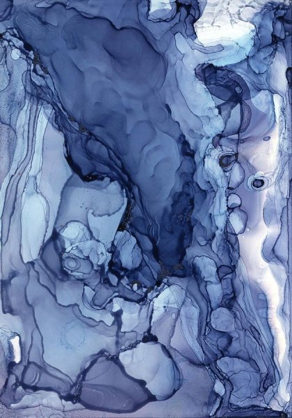 Синий мрамор