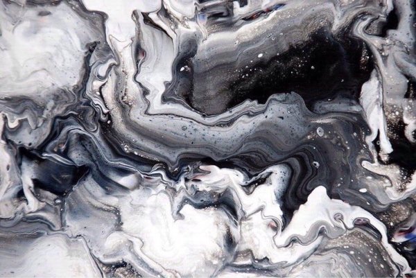 Картина с разводами