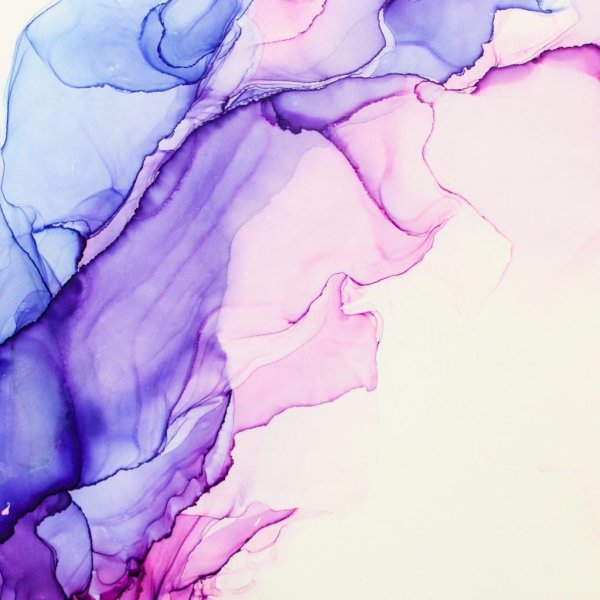 Акварель разводы