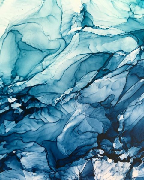 Синий мрамор