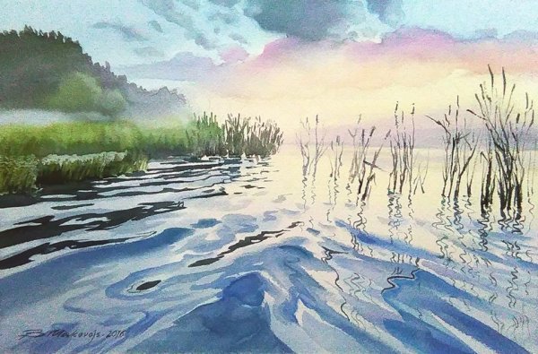 Маковой Валерий Георгиевич акварель