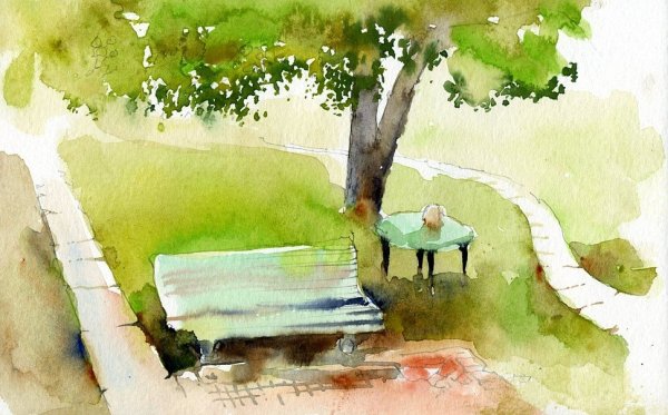 Акварельный пленэр